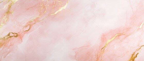 elegant marble texture in shades of soft pink and gold