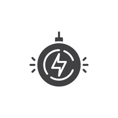 Charging pad vector icon