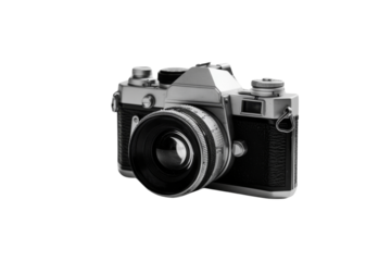 Classic vintage camera with a sleek design, capturing the essence of photography and nostalgia in stunning detail.
