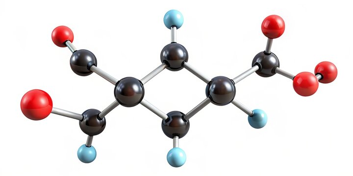 Carbon atom forms a double bond with an oxygen atom, attached to a methyl group composed of a