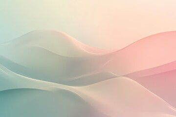 Fototapeta premium Pastel Dreamscape: Soft, flowing waves in a dreamy pastel palette evoke a sense of tranquility and serenity.