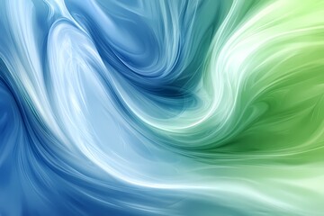 Azure Symphony: A vibrant abstract of swirling blue and green hues, evoking a sense of energy and fluidity.  