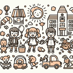 Children's day illustration