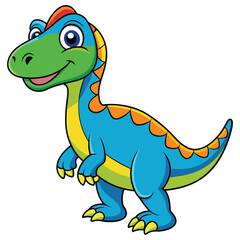 A drawing of a dinosaur