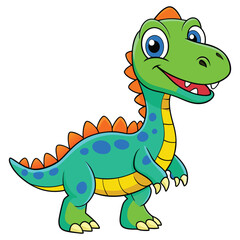 A drawing of a dinosaur