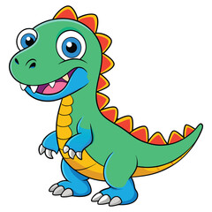 A drawing of a dinosaur