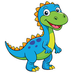 Obraz premium A drawing of a dinosaur