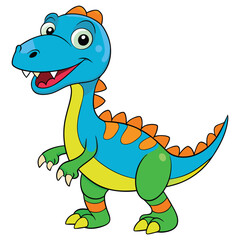 Fototapeta premium A drawing of a dinosaur