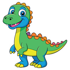 A drawing of a dinosaur