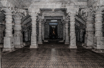 Thousand pillar jain temple