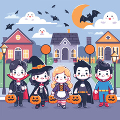 Halloween day  illustration