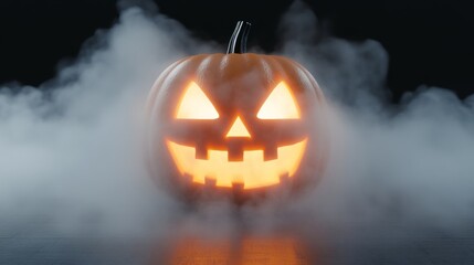 Halloween pumpkin scary jack o lantern holiday background