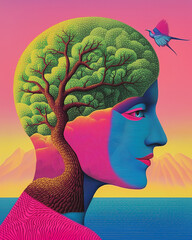 Abstract Creativity: The Mind as a Tree