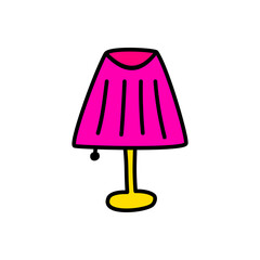 vector table lamp