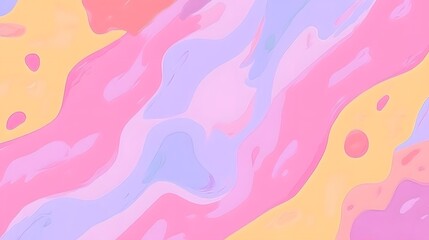 Abstract Pink  Yellow  Purple and Blue Background
