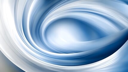 Abstract Blue and White Swirling Pattern Background