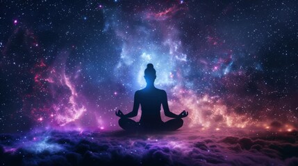 Universe,&nbsp;cosmos.&nbsp;Meditation background,&nbsp;chakras,&nbsp;prana,&nbsp;the mind of God and spirituality
