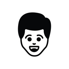 Black solid icon for express