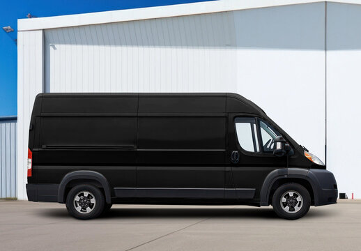 Van Mockup With Generative AI