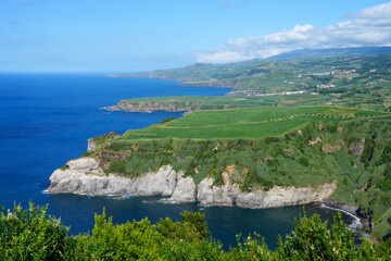 Küste im Norden der Insel Sao Miguel auf den Azoren,