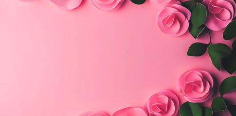 Pink abstract background. Graphic design banner background template