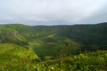 Kraterrand des Gabeco Gordo auf der Insel Faial © Markus Kammermann