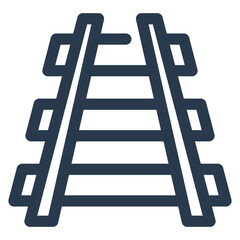 Western Railway Tracks Icon
