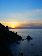 北海道の絶景 小樽パノラマ展望台からの夕日