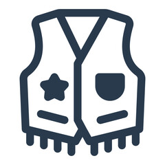 Stylish Cowboy Hat with Scarf