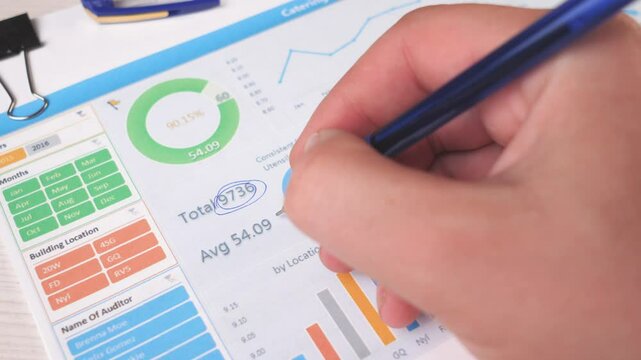 paper financial statement close inspection 4k