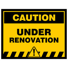 Caution, Construction Zone, sign vector
