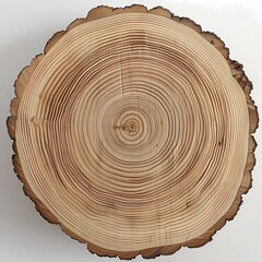 Fototapeta premium Background image of wood slice with detailed wooden texture for stocks.