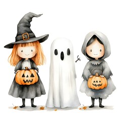 Obraz premium Whimsical Isolated Character on White Background, playful design, vibrant colors, imaginative features, ideal for creative projects and illustrations.