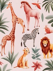 Fototapeta premium Whimsical Isolated Character, a playful and colorful illustration featuring a charming figure against a clean white backdrop, inviting imagination and creativity.