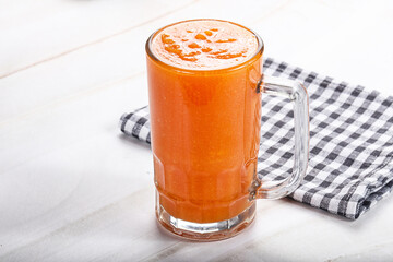 Fresh sweet vitamin detox papaya juice