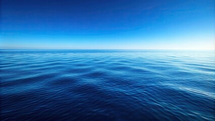 blue ocean background blending into horizon Depth of Field