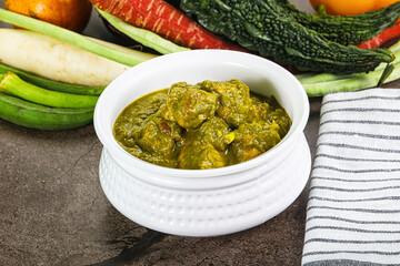 Indian cuisine - Chicken saagwala palak