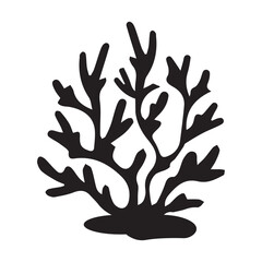 Coral logo design template