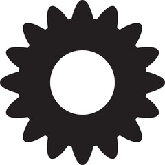 Cogwheel Glyph Icon