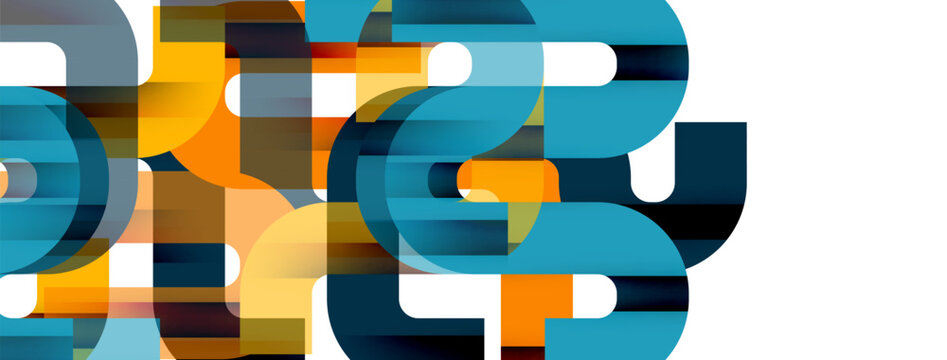 Lines, abstract letter style design background. Geometric vector Illustration For Wallpaper, Banner, Background, Card, Book Illustration, landing page