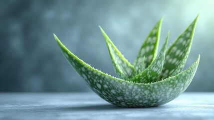 Aloe Vera Plant Close-up