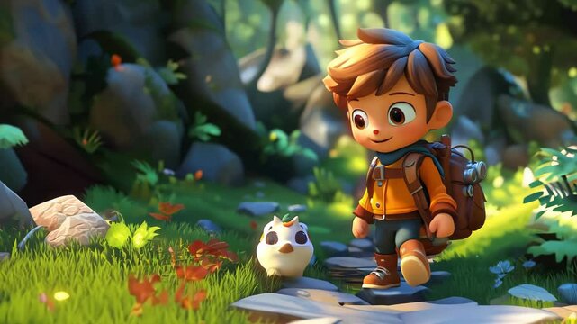 cartoon character cute Action-Adventure Video 4K