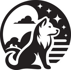 Creative Dog Vector Graphics 