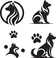 Creative Dog Vector Graphics 