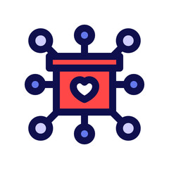 Aid Distribution Icon