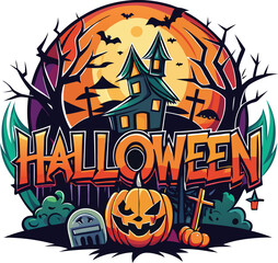 halloween background with pumpkins isolated on white background. PNG Transparent file type with high definition quality And vibrant color grading Available.