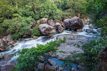 Rainforest creek in the Wet Tropics World Heritage Area of northern Queensland, Australia