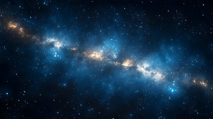 Obraz premium Starry Night Sky with Milky Way Galaxy
