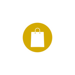 Shopping Bag icon isolated on transparent background