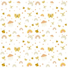 cute abstract geometric bohemian element embroidery seamless pattern. perfect decorative design for fabric, clothing, wallpaper, background, illustration, ornament, decoration, interior, sprint 